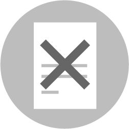 paper crossed out icon