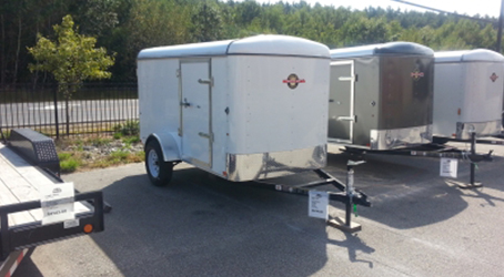 Multiple 5x10 trailers on our lot