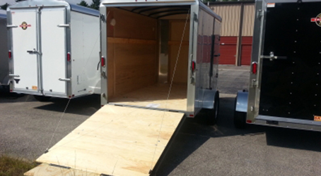 Multiple 6x10 trailers on our lot